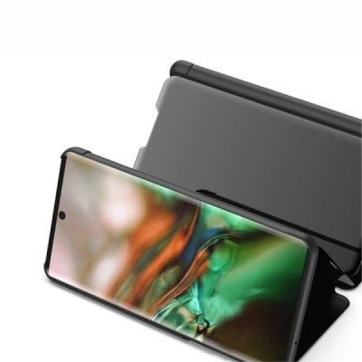 Samsung Galaxy Note 10 (N970F) plastikinis atverčiamas juodas dėklas / Priedai.lt