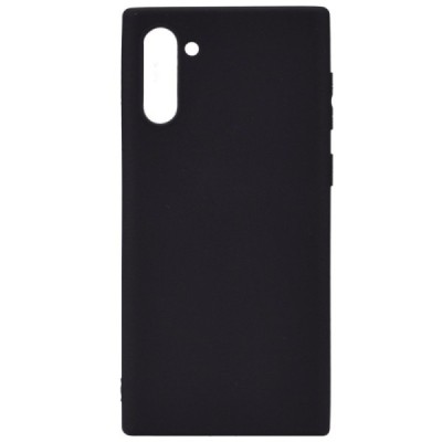 Samsung Galaxy Note 10 (N970F)juodas kieto silikono TPU ploniausias pasaulyje dėklas - nugarėlė / Priedai.lt
