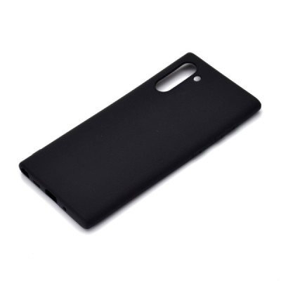 Samsung Galaxy Note 10 (N970F)juodas kieto silikono TPU ploniausias pasaulyje dėklas - nugarėlė / Priedai.lt