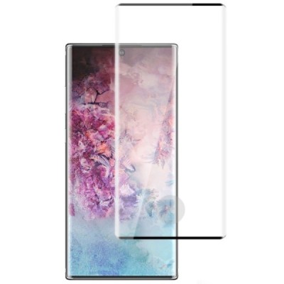 Samsung Galaxy Note 10+ (N975F) „Mocolo“ 9H Tempered Glass sustiprintos apsaugos juodas pilnai dengiantis apsauginis ekrano stik