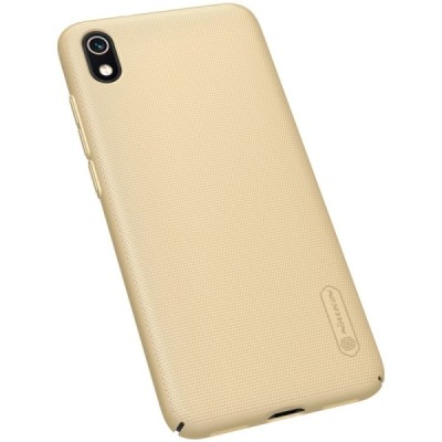 Xiaomi Redmi 7A Nillkin Frosted Shield auksinis plastikinis dėklas / Priedai.lt