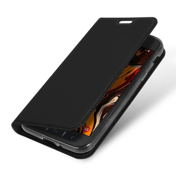 „Dux Ducis“ Skin atverčiamas dėklas - juodas (Galaxy Xcover 4 / 4S)