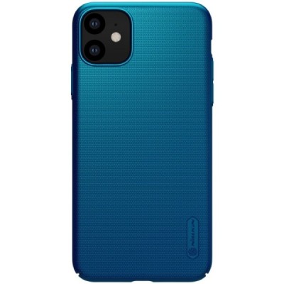 Nillkin Frosted Shield Apple iPhone 11 mėlynas plastikinis dėklas / Priedai.lt