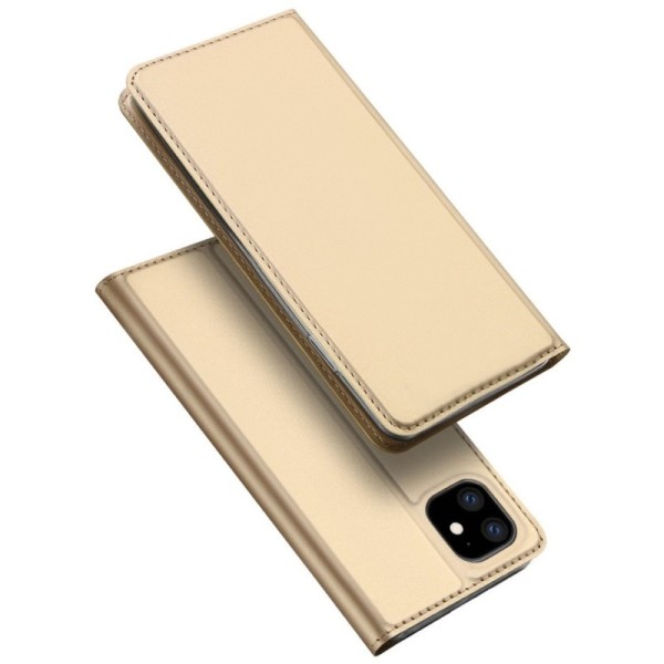„Dux Ducis“ Skin atverčiamas dėklas - auksinis (iPhone 11)