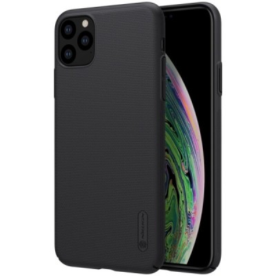Nillkin Frosted Shield Apple iPhone 11 Pro juodas plastikinis dėklas / Priedai.lt