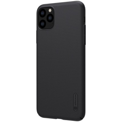 Nillkin Frosted Shield Apple iPhone 11 Pro juodas plastikinis dėklas / Priedai.lt