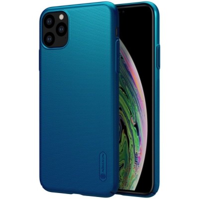 Nillkin Frosted Shield Apple iPhone 11 Pro mėlynas plastikinis dėklas / Priedai.lt