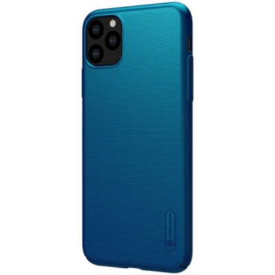 Nillkin Frosted Shield Apple iPhone 11 Pro Max mėlynas plastikinis dėklas / Priedai.lt