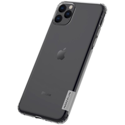 Apple iPhone 11 Pro Max Nillkin Nature plonas skaidrus (permatomas) silikoninis TPU bespalvis dėklas / Priedai.lt
