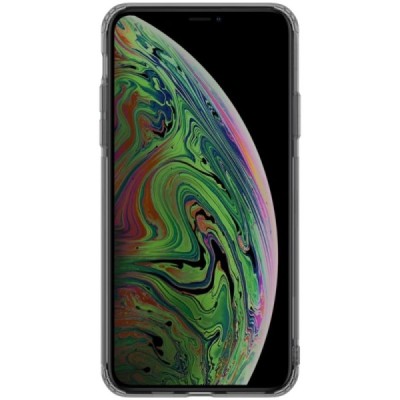 Apple iPhone 11 Pro Max Nillkin Nature plonas pilkas (permatomas) silikoninis TPU dėklas / Priedai.lt