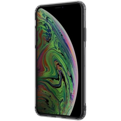 Apple iPhone 11 Pro Max Nillkin Nature plonas pilkas (permatomas) silikoninis TPU dėklas / Priedai.lt