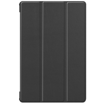 Samsung Galaxy Tab S6 10,5 T865 (T860) atverčiamas juodas odinis dėklas - knygutė (sulankstomas) / Priedai.lt