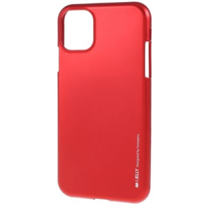 Apple iPhone 11 Pro Mercury raudonas kieto silikono TPU dėklas - nugarėlė / Priedai.lt