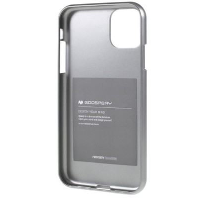 Apple iPhone 11 Pro Mercury pilkas kieto silikono TPU dėklas - nugarėlė / Priedai.lt