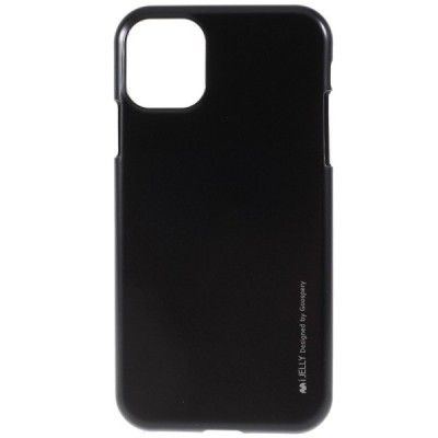 Apple iPhone 11 Pro Max Mercury juodas kieto silikono TPU dėklas - nugarėlė / Priedai.lt