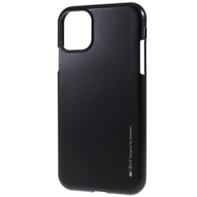 Apple iPhone 11 Pro Max Mercury juodas kieto silikono TPU dėklas - nugarėlė / Priedai.lt