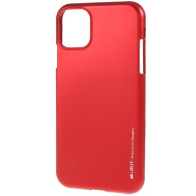 Apple iPhone 11 Pro Max Mercury raudonas kieto silikono TPU dėklas - nugarėlė / Priedai.lt