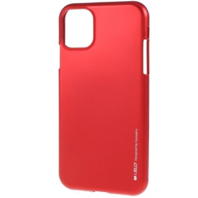 Apple iPhone 11 Mercury raudonas kieto silikono TPU dėklas - nugarėlė / Priedai.lt