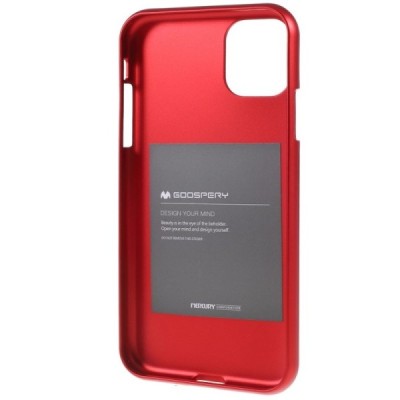 Apple iPhone 11 Mercury raudonas kieto silikono TPU dėklas - nugarėlė / Priedai.lt