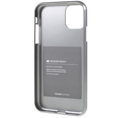 Apple iPhone 11 Mercury pilkas kieto silikono TPU dėklas - nugarėlė / Priedai.lt