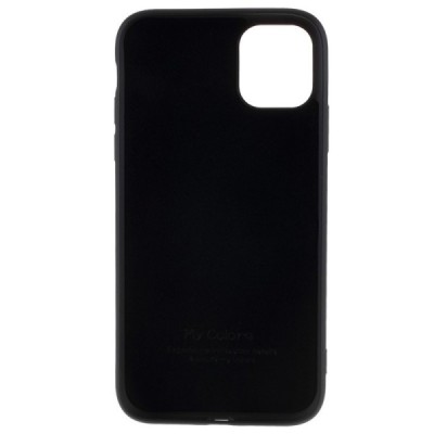Apple iPhone 11 Pro Max kieto silikono TPU juodas dėklas - nugarėlė / Priedai.lt