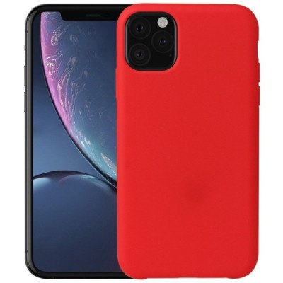 Apple iPhone 11 Pro Max kieto silikono TPU raudonas dėklas - nugarėlė / Priedai.lt