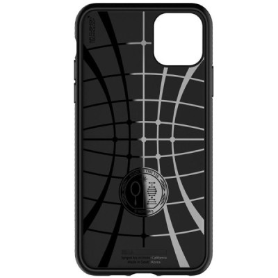 „Spigen“ Liquid Air Apple iPhone 11 Pro juodas kieto silikono dėklas / Priedai.lt