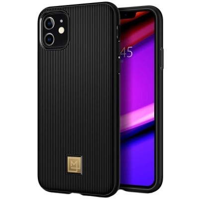 „Spigen“ La Manon Classy Apple iPhone 11 juodas kieto silikono dėklas / Priedai.lt