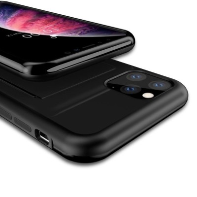 „Dux Ducis“ Pocard Apple iPhone 11 Pro Max juodas kieto silikono dėklas / Priedai.lt