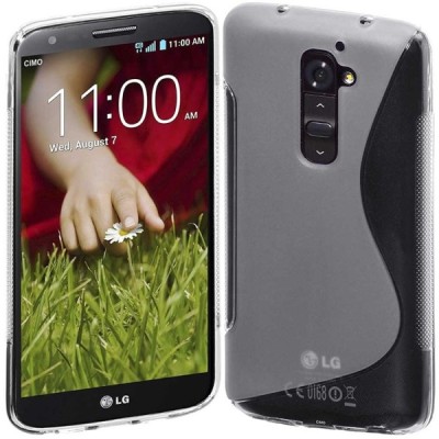 LG G2 mini D620 kieto silikono skaidrus dėklas - nugarėlė / Priedai.lt