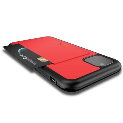 „Dux Ducis“ Pocard Apple iPhone 11 Pro raudonas kieto silikono dėklas / Priedai.lt