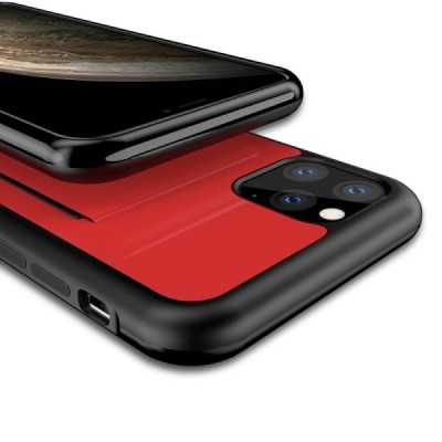 „Dux Ducis“ Pocard Apple iPhone 11 Pro raudonas kieto silikono dėklas / Priedai.lt