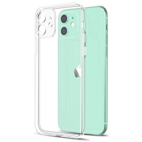 Kieto silikono (TPU) dėklas - skaidrus (iPhone 11)