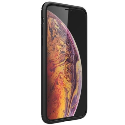 Apple iPhone 11 Pro Max kieto silikono TPU juodas dėklas - nugarėlė / Priedai.lt