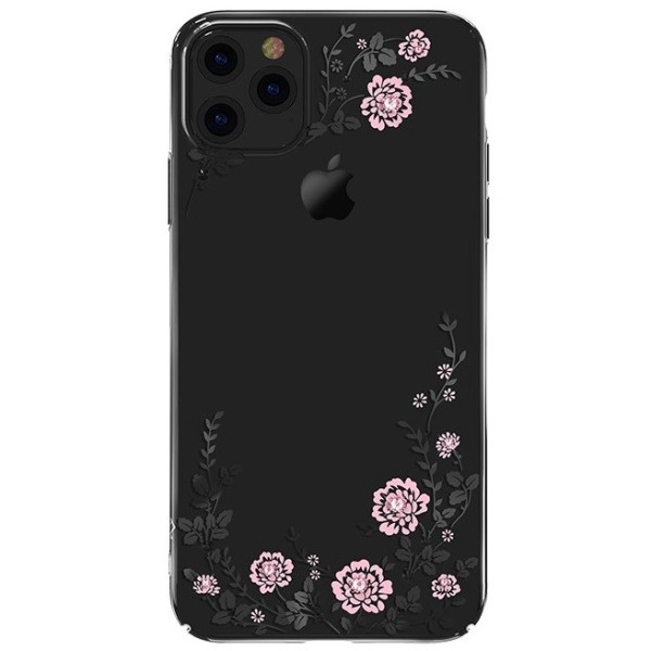„Kavaro“ Flowers Swarovski dėklas - juodas (iPhone 11 Pro)