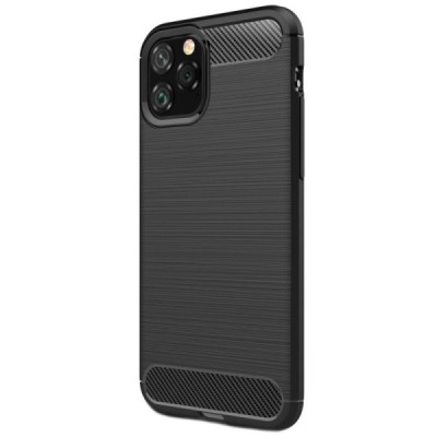 Apple iPhone 11 Pro kieto silikono TPU juodas dėklas - nugarėlė / Priedai.lt
