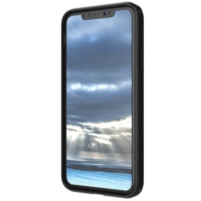 „Sliding“ Card Holder Apple iPhone 11 Pro juodas kieto silikono dėklas / Priedai.lt