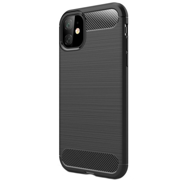 „Carbon“ kieto silikono (TPU) dėklas - (iPhone 11)