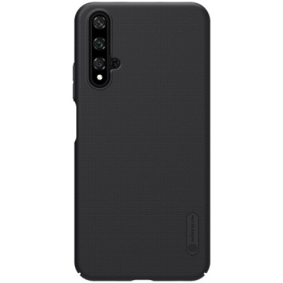 Huawei Honor 20 (Nova 5T) Nillkin Frosted Shield juodas plastikinis dėklas / Priedai.lt