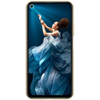 Huawei Honor 20 (Nova 5T) Nillkin Frosted Shield auksinis plastikinis dėklas / Priedai.lt
