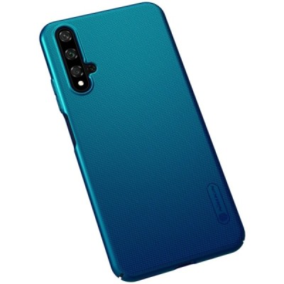 Huawei Honor 20 (Nova 5T) Nillkin Frosted Shield mėlynas plastikinis dėklas / Priedai.lt