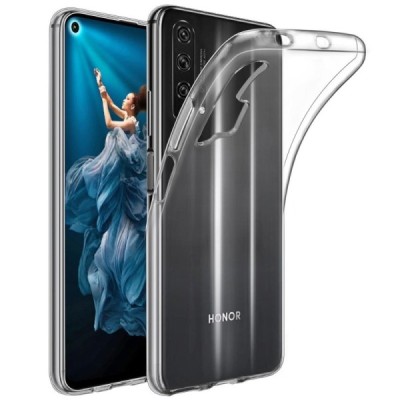 Huawei Honor 20 (Nova 5T) kieto silikono TPU skaidrus dėklas - nugarėlė / Priedai.lt
