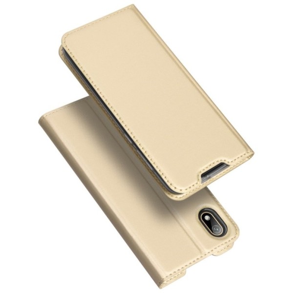 „Dux Ducis“ Skin atverčiamas dėklas - auksinis (Y5 2019 / Honor 8S)