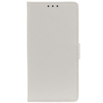 Huawei Y5 2019 (Honor 8S) atverčiamas baltas odinis dėklas, knygutė - piniginė / Priedai.lt