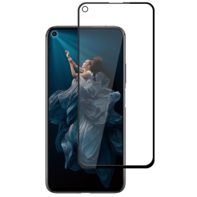 Huawei Honor 20 (Honor 20 Pro, Nova 5T) „Mocolo“ 9H Tempered Glass sustiprintos apsaugos juodas pilnai dengiantis apsauginis ekr