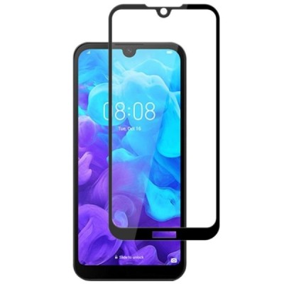 Huawei Y5 2019 (Honor 8S) „Mocolo“ 9H Tempered Glass sustiprintos apsaugos juodas pilnai dengiantis apsauginis ekrano stiklas 0,