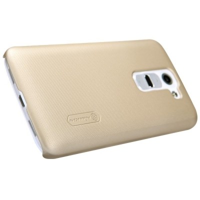 Nillkin Frosted Shield LG G2 mini D620 plastikinis šampaninis dėklas - nugarėlė su ekrano plėvele / Priedai.lt