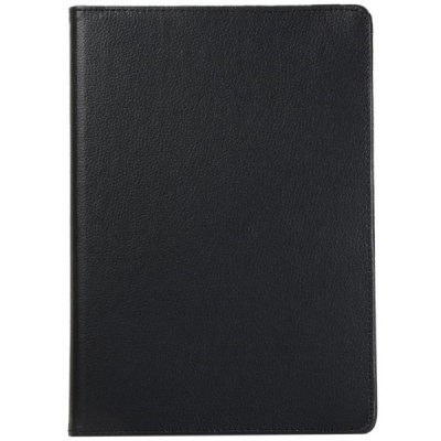 Apple iPad 10.2" (2019), Pro 10.5 atverčiamas, sukamas 360 laipsnių, juodas odinis dėklas - stovas | Priedai.lt
