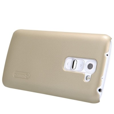 Nillkin Frosted Shield LG G2 mini D620 plastikinis šampaninis dėklas - nugarėlė su ekrano plėvele / Priedai.lt