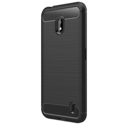 Nokia 2.2 (2019) „Carbon“ kieto silikono TPU juodas dėklas - nugarėlė / Priedai.lt